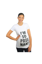 Mummy's Baby I'm So Pregnant Desenli Hamile Tshirt